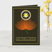 Get Well Card Karte (Gelbe Blume)