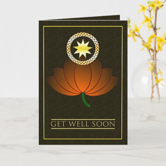 Get Well Card Karte (Gelbe Blume)