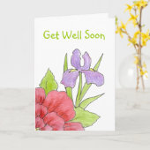 Get Well Card Karte (Gelbe Blume)