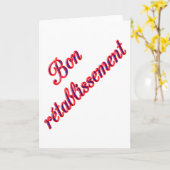 Get Well card Karte (Gelbe Blume)