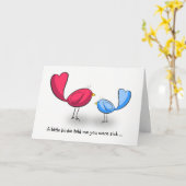 Get Well Card Karte (Gelbe Blume)