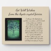 Get Well Crystal Fairy Fotoplatte (Vorderseite)