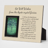 Get Well Crystal Fairy Fotoplatte (Seite)