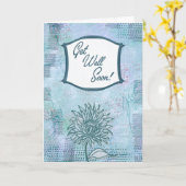 Get Well Daisy Card Karte (Gelbe Blume)