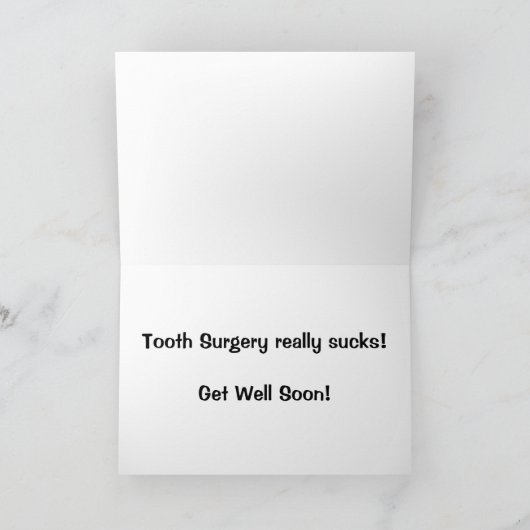 Get Well Dinosaurier Karte (Innenseite)