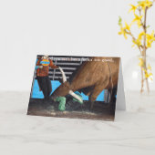 Get Well/ Ermutigungskarte - El Diablo Karte (Gelbe Blume)