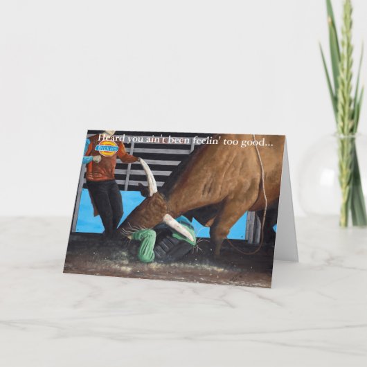 Get Well/ Ermutigungskarte - El Diablo Karte (Vorderseite)