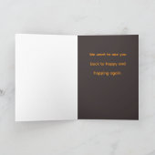 Get Well Fast Pet Frog Karte (Innenseite)