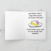 GET WELL FÖRDERUNG CARD KARTE (Innenseite)