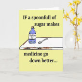 GET WELL FÖRDERUNG CARD KARTE (Gelbe Blume)