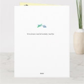 Get Well Greeting Card : American Bald Eagle Karte (Rückseite)