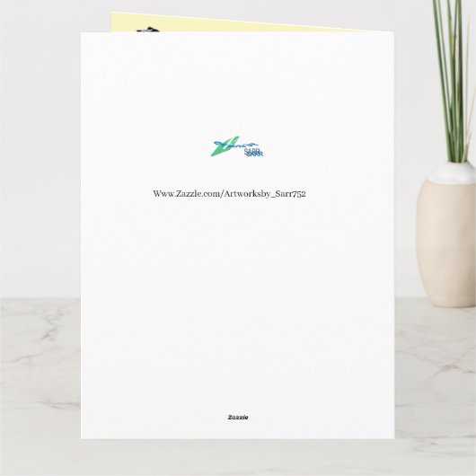 Get Well Greeting Card : American Bald Eagle Karte (Rückseite)