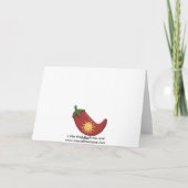 Get Well Hot Red Chili Pepper Card - Western Karte (Rückseite)