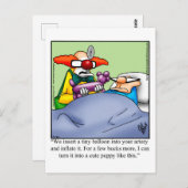 Get Well Humor Postcard Postkarte (Vorne/Hinten)