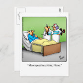 Get Well Humor Postcard Postkarte (Vorne/Hinten)