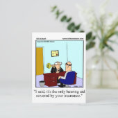 Get Well Humor Postcard Postkarte (Stehend Vorderseite)