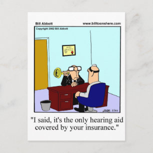 Get Well Humor Postcard Postkarte