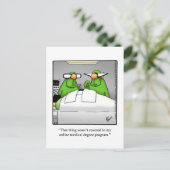 Get Well Humor Postcard Postkarte (Stehend Vorderseite)