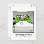 Get Well Humor Postcard Postkarte (Vorne/Hinten)