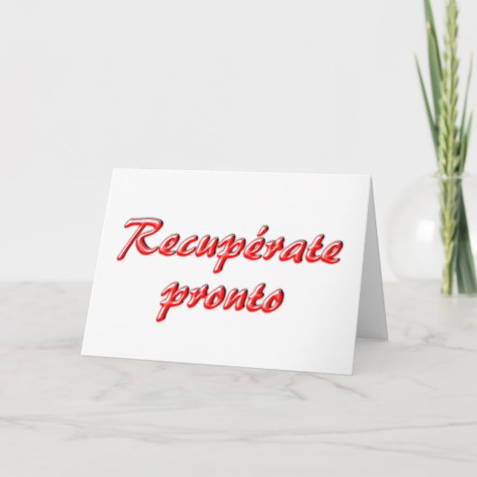 Get Well-Karte Karte (Vorderseite)