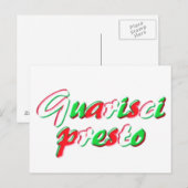 Get Well-Karte Postkarte (Vorne/Hinten)