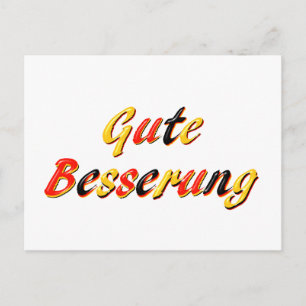 Get Well-Karte Postkarte