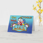 Get well MASON CARD Karte (Gelbe Blume)