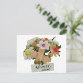 Get Well Post Card Postkarte (Stehend Vorderseite)