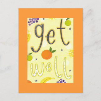 Get Well Postcard Postkarte