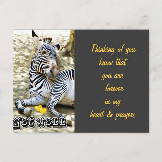 Get Well_ Postkarte (Vorderseite)