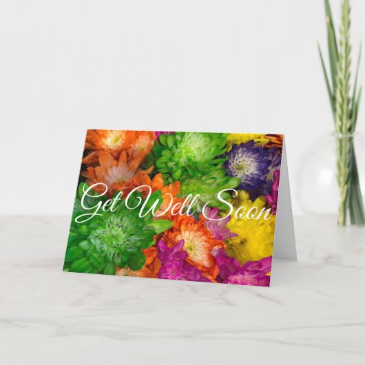 Get Well Rainbow Wains Karte (Vorderseite)