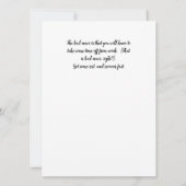 Get Well-Single-Karte für Co-Worker (Rückseite)