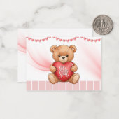 Get Well Soon Card Mitteilungskarte (Vorderseite/Rückseite Beispiel)