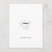 Get Well Soon Card Postkarte (Vorderseite)