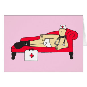 Get Well Soon Cartoon Male Nurse