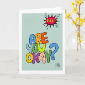 Get Well Soon - Comic Art Design Karte (Gelbe Blume)