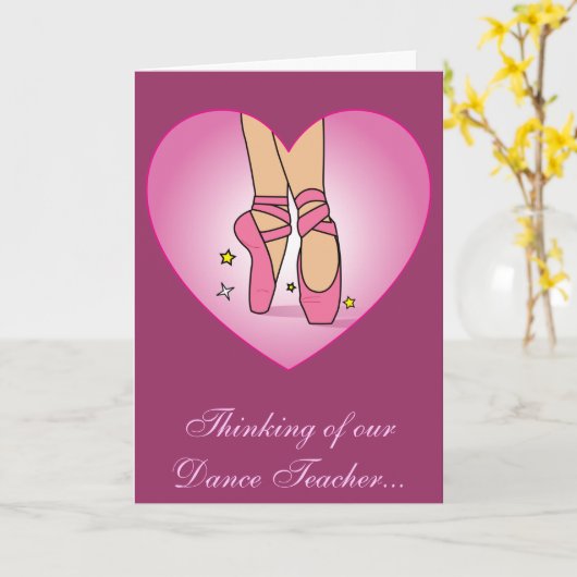 Get Well Soon for Dance Teacher Karte (Gelbe Blume)