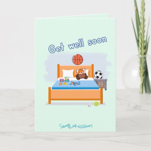 Get well soon greeting card feiertagskarte (Vorderseite)