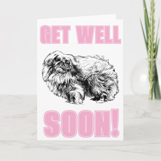 GET WELL SOON! KARTE (Vorderseite)