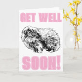 GET WELL SOON! KARTE (Gelbe Blume)