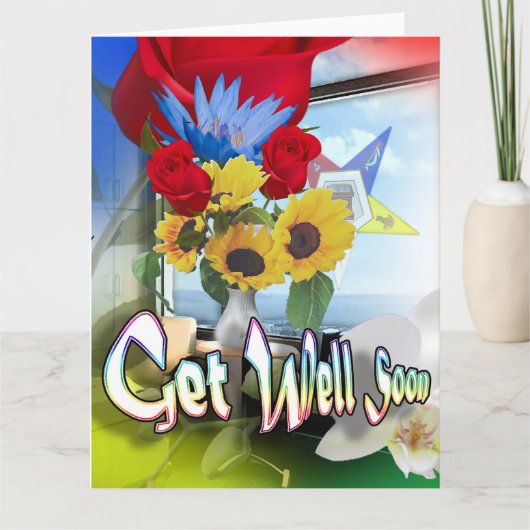 Get Well Soon Karte (Vorderseite)