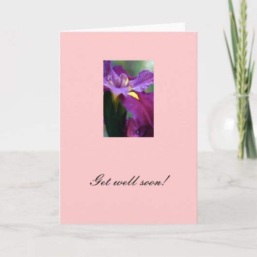 "Get well soon!" Karte (Vorderseite)