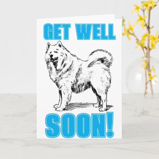 GET WELL SOON! KARTE (Gelbe Blume)