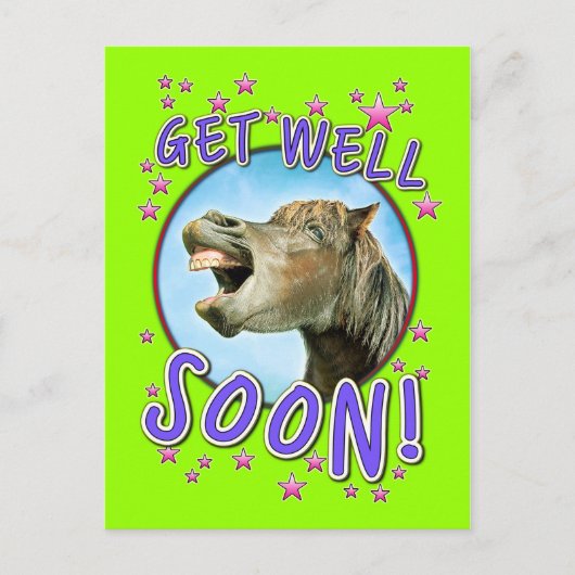 GET WELL SOON! POSTKARTE (Vorderseite)