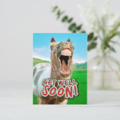 GET WELL SOON POSTKARTE (Stehend Vorderseite)