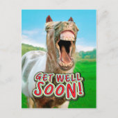 GET WELL SOON POSTKARTE (Vorderseite)