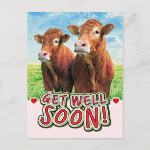 GET WELL SOON POSTKARTE