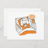 Get well soon postkarte (Vorne/Hinten)