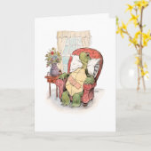 "Get well soon" Schildkrötengrüßkarte Karte (Gelbe Blume)