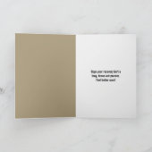 Get Well Soon Sick Giraffe On Bed Pillows Karte (Innenseite)